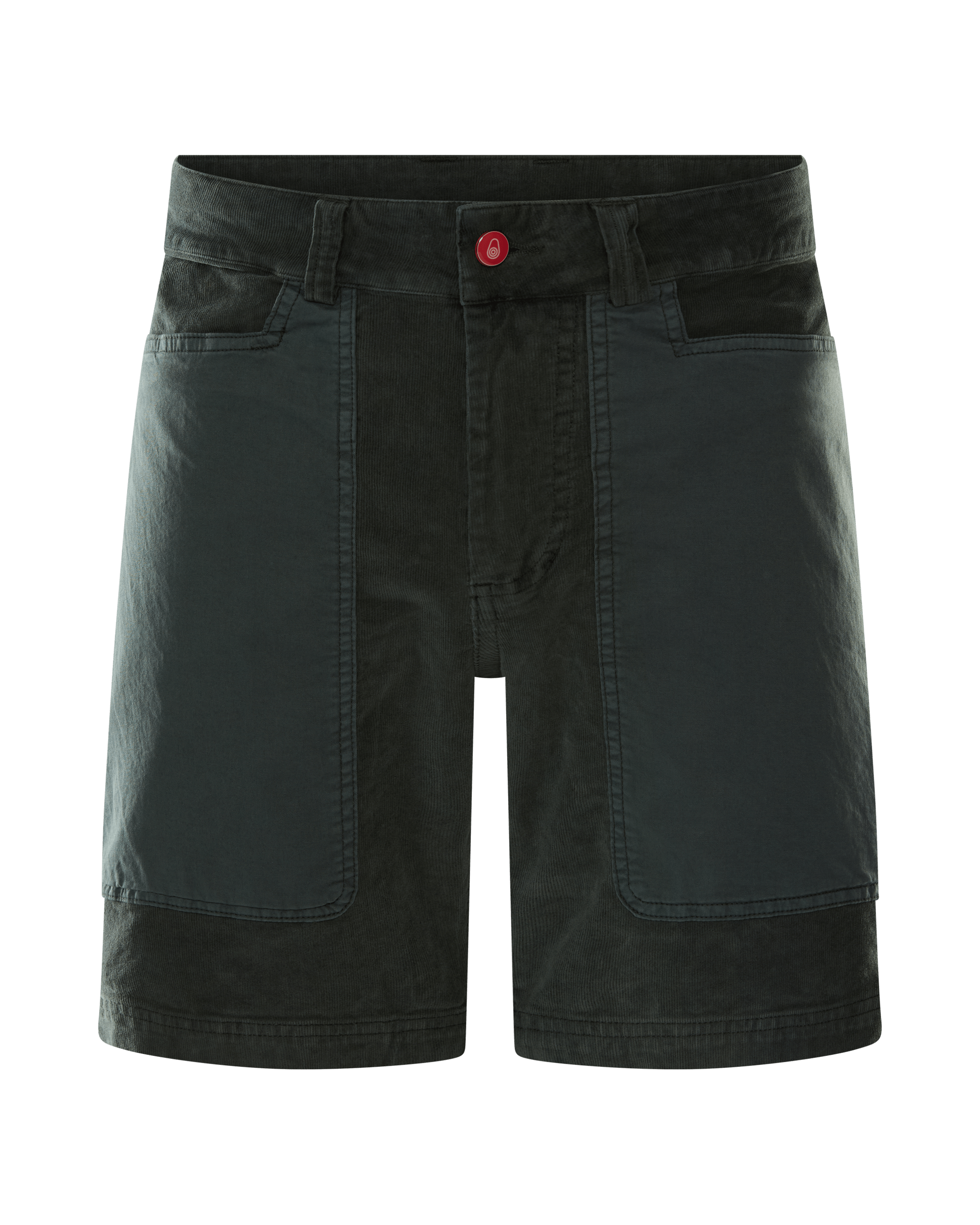 BLOCKED CORDUROY SHORTS 728 AURORA GREEN