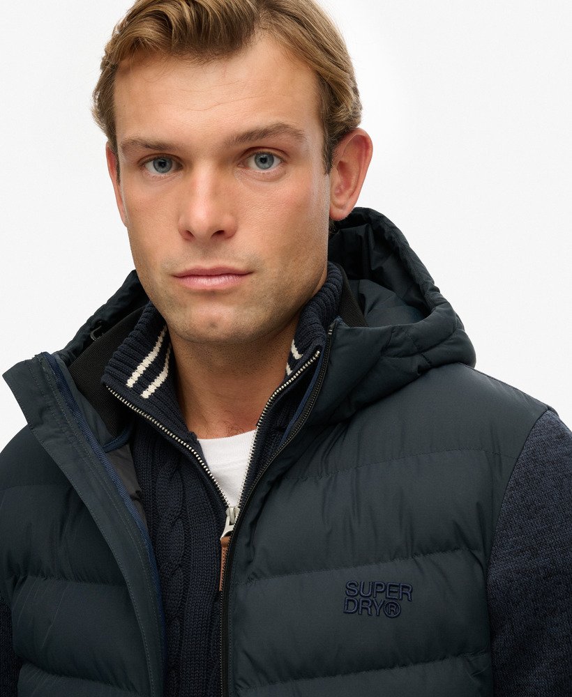 HOODED STORM KNIT HYBRID JKT