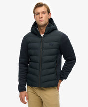 HOODED STORM KNIT HYBRID JKT