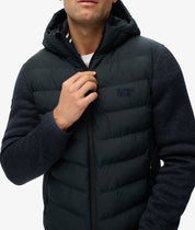HOODED STORM KNIT HYBRID JKT