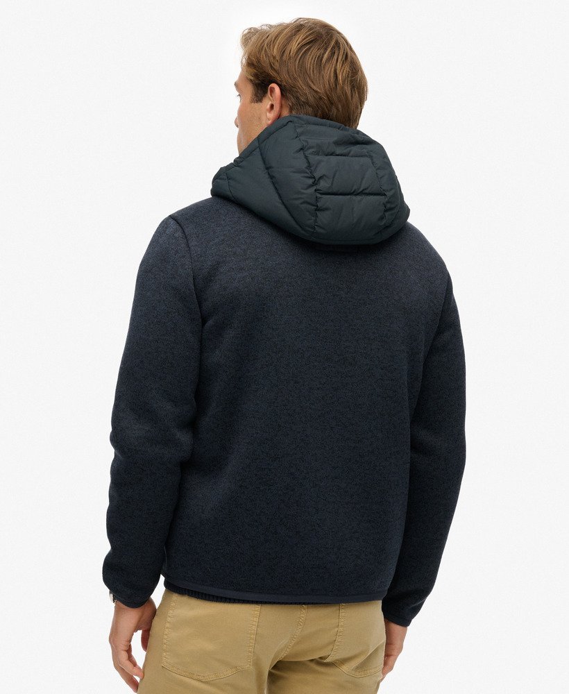 HOODED STORM KNIT HYBRID JKT
