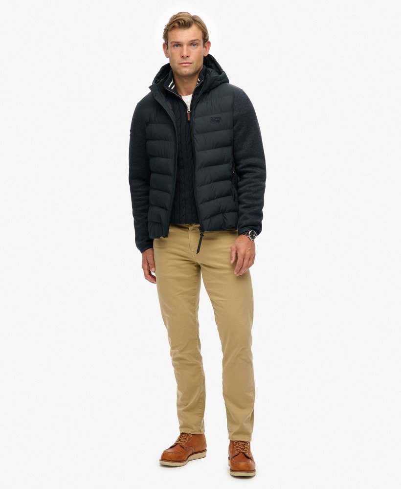 HOODED STORM KNIT HYBRID JKT