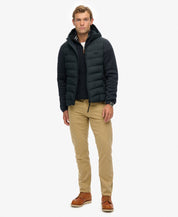 HOODED STORM KNIT HYBRID JKT