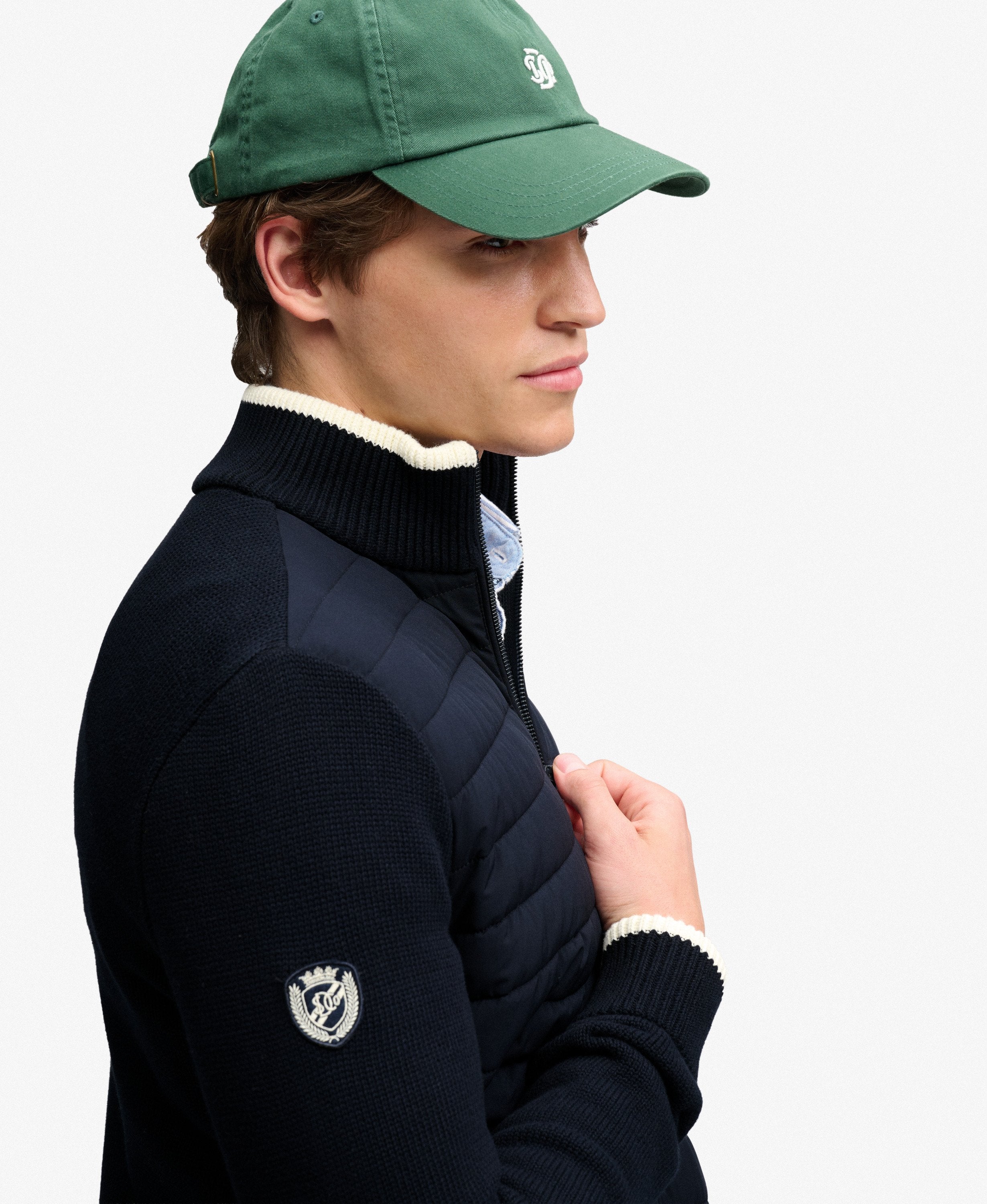 Straight Baffle Hybrid Jacket – 98T Eclipse Navy