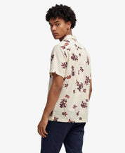 Cabana Poolside S/S Shirt – Lotus Flower Off White