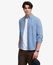 Superdry Preppy Oxford Shirt SKY BLUE CHAMBRAY