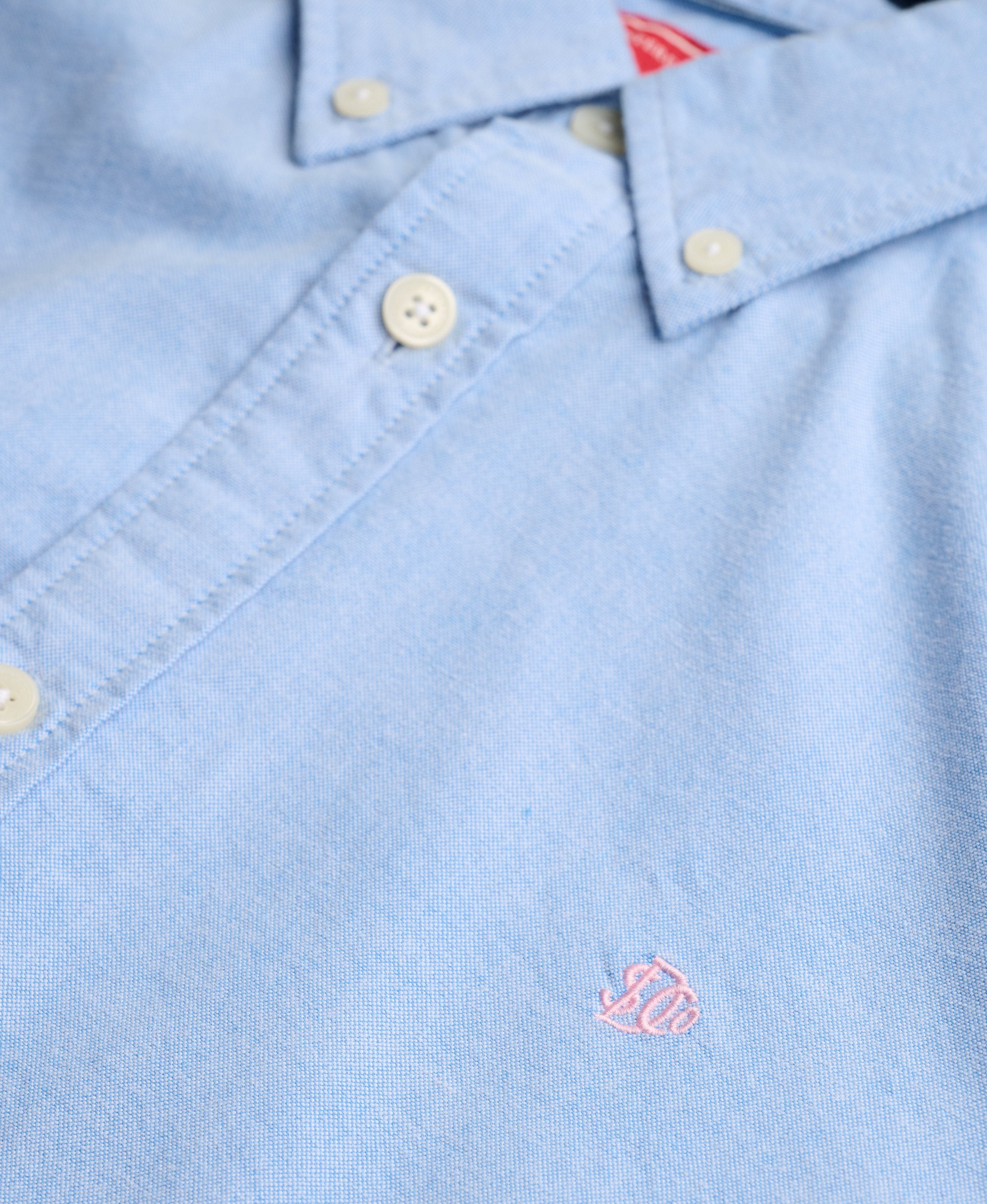 Superdry Preppy Oxford Shirt SKY BLUE CHAMBRAY