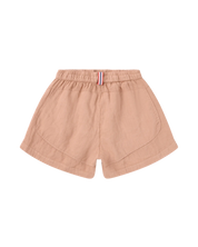 3.5INCHER SAFARI LINEN SHORTS WOMEN