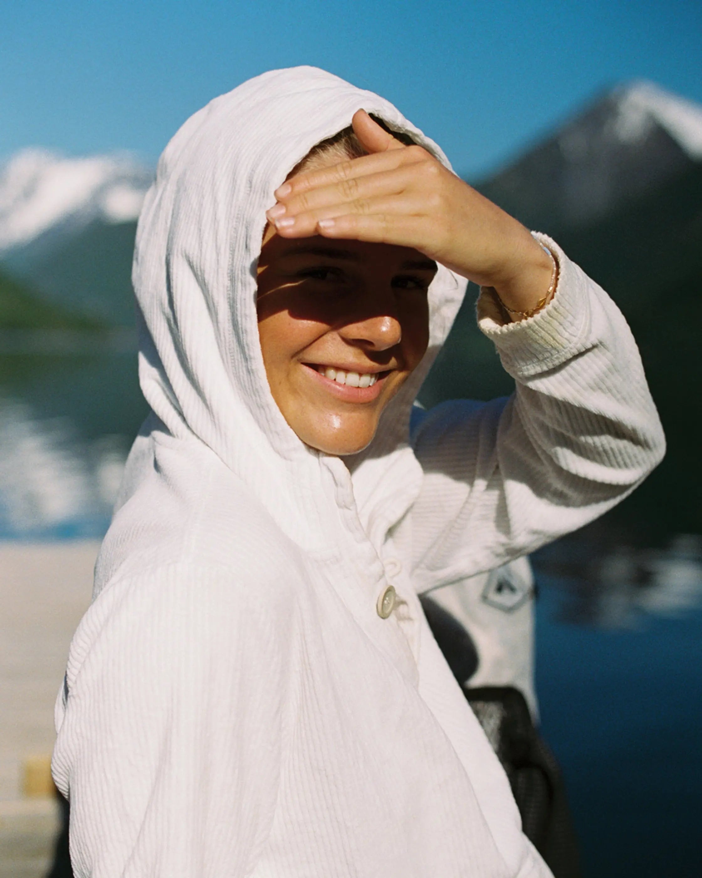 COMFY CORD HOOD WOMENS