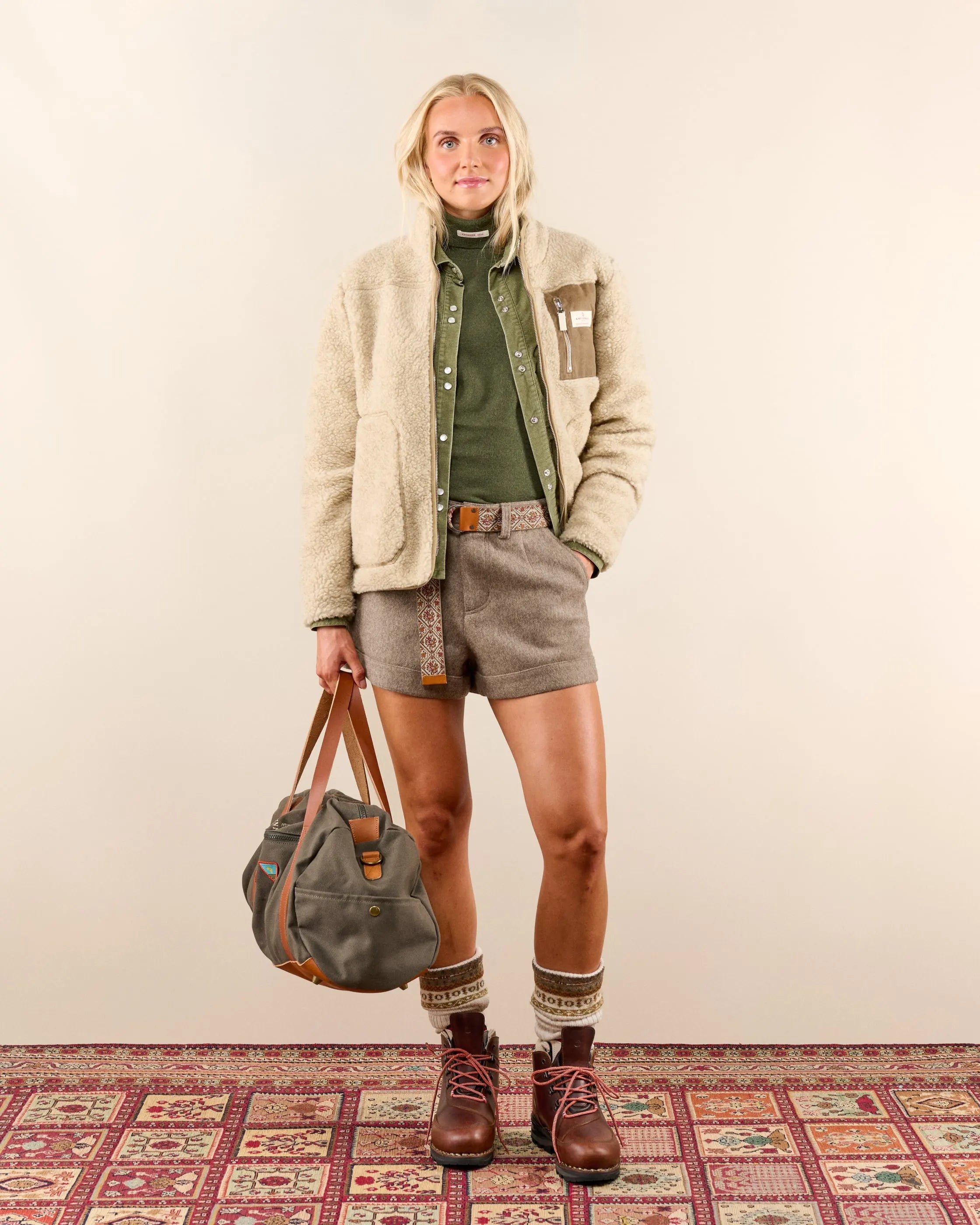 HEROES WOOL FLEECE JACKET WOMANS