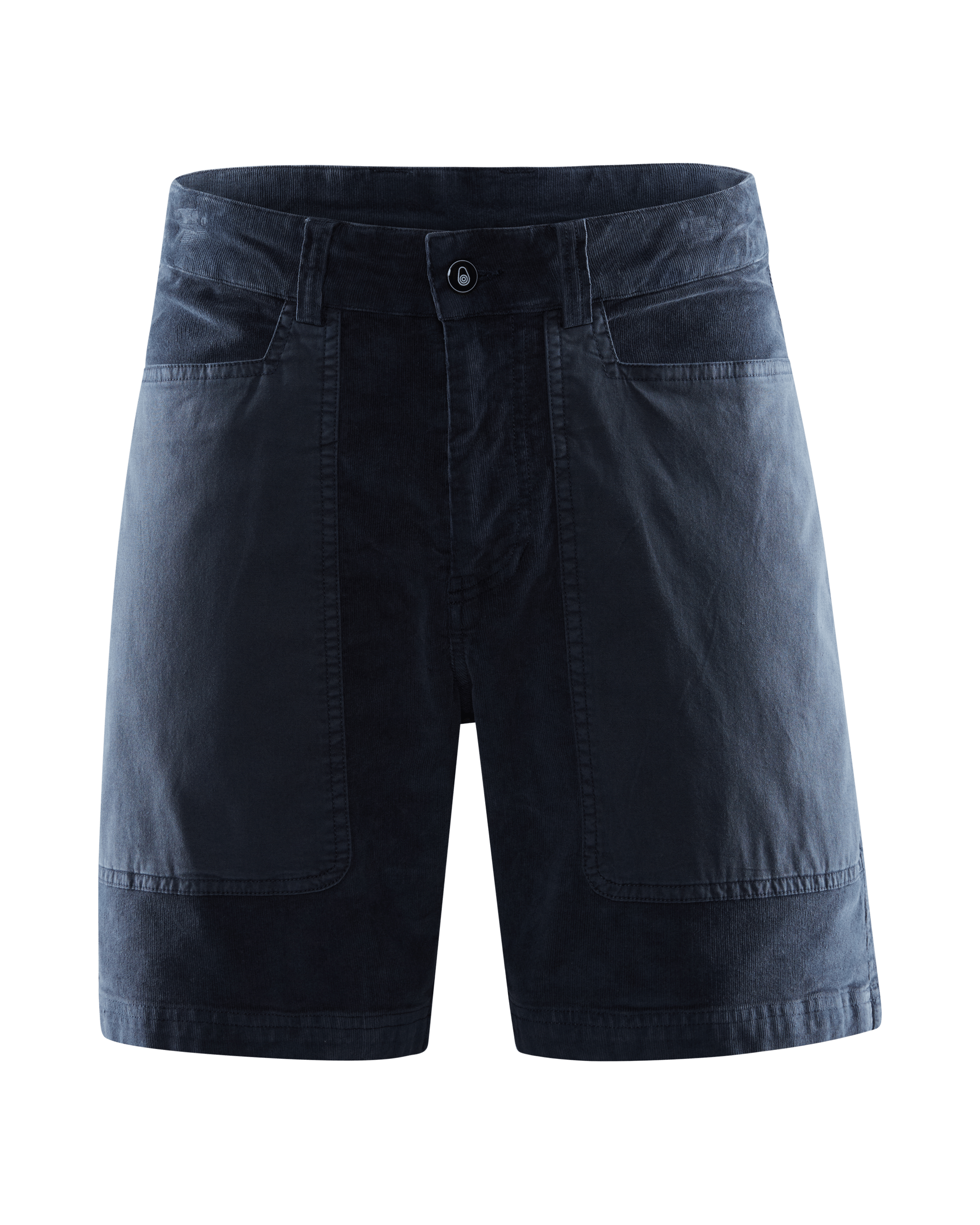 BLOCKED CORDUROY SHORTS 691 DARK STEEL BLUE