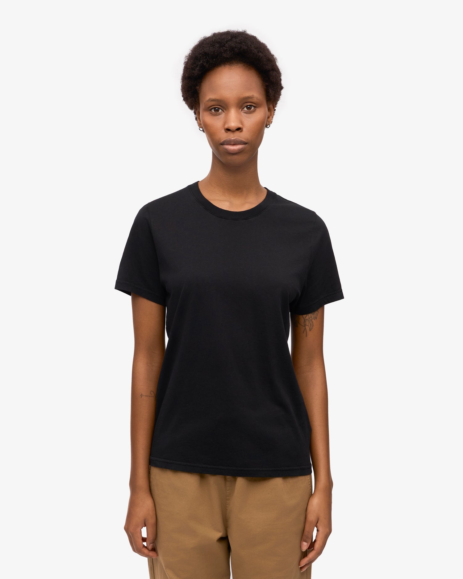 Colorful Standard Women Light Organic Tee Deep Black