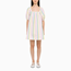 GANNI Stripe Cotton Mini Dress